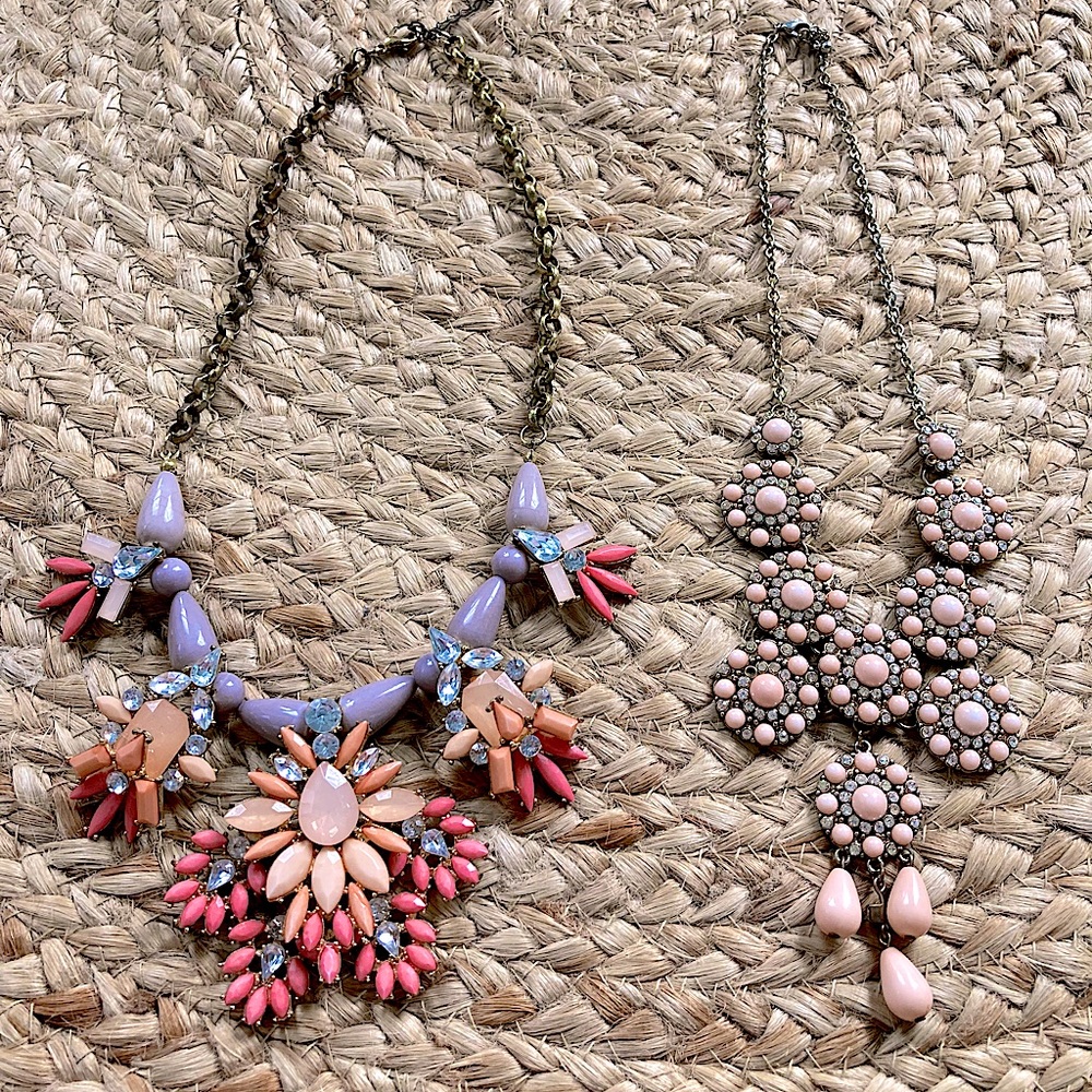 Rhinestone Necklace Set